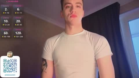 Snapshot of adampolerno chatting on January 31, 9:59 am Hi Im Adam Glad to see u here 3 And its my first day online show from January 31, 9:59 am