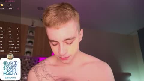 Snapshot of adampolerno chatting on January 21, 10:30 pm Hi Im Adam Glad to see u here 3 And its my first day online show from January 21, 10:30 pm