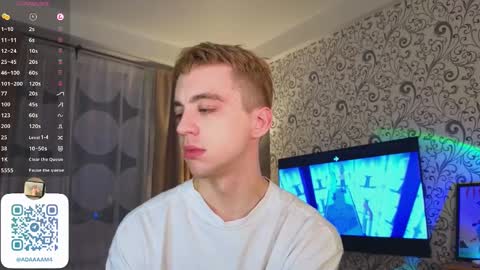 Snapshot of adampolerno chatting on January 13, 8:58 pm Hi Im Adam Glad to see u here 3 And its my first day online show from January 13, 8:58 pm