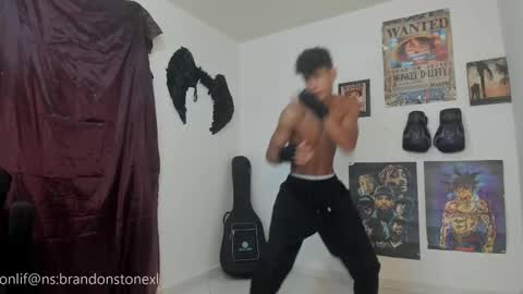 Snapshot of brandonstonexl chatting on October 15, 10:06 pm Brandon Stone online show from October 15, 10:06 pm