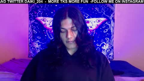 daiki sx online show from April 2, 9:00 pm