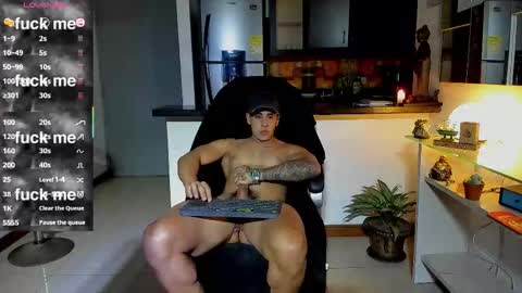 Snapshot of dominic_joness chatting on September 18, 2:57 am SANTI  independent model online show from September 18, 2:57 am
