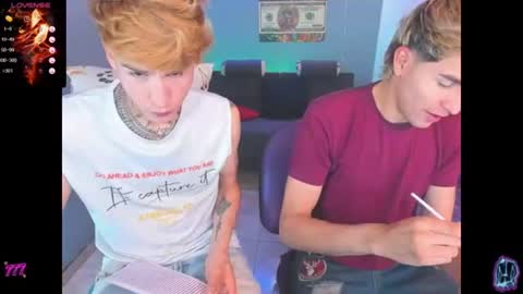 SANTI  AND JORDAN online show from June 14, 2:24 am