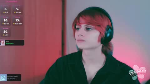 Snapshot of lyodass chatting on February 9, 8:02 pm Lyodass online show from February 9, 8:02 pm