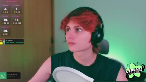 Snapshot of lyodass chatting on February 7, 1:25 am Lyodass online show from February 7, 1:25 am