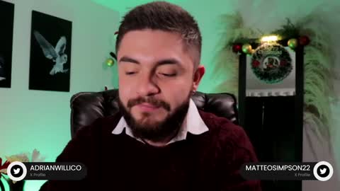 Snapshot of matteo_simpson chatting on December 17, 2:01 am Matteo simpson online show from December 17, 2:01 am