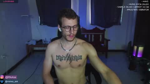 Snapshot of mickey_pict chatting on January 6, 6:14 am Mickey online show from January 6, 6:14 am