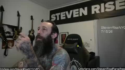 StevenRiseNYC online show from July 15, 11:50 am