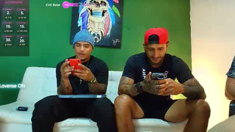 Snapshot of the_golden_boys chatting on October 17, 2:26 am SCOTT  THEO  KAMERON  GENDERSON online show from October 17, 2:26 am