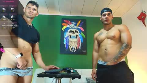 Snapshot of the_golden_boys chatting on October 25, 12:56 am SCOTT  THEO  KAMERON  GENDERSON online show from October 25, 12:56 am