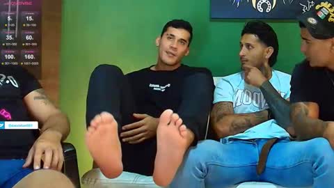 Snapshot of the_golden_boys chatting on October 16, 12:51 am SCOTT  THEO  KAMERON  GENDERSON online show from October 16, 12:51 am