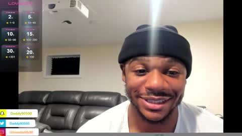 Snapshot of urnewdaddy90 chatting on January 5, 8:11 am Big Daddy online show from January 5, 8:11 am