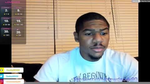 Snapshot of urnewdaddy90 chatting on February 20, 5:33 am Big Daddy online show from February 20, 5:33 am