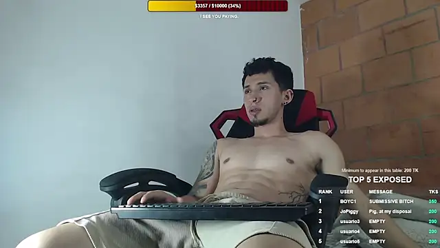 stevenSEX123 online show from April 21, 5:57 am