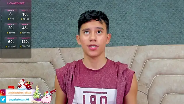 Angel esteban fx online show from December 7, 6:59 pm