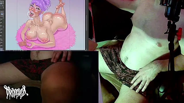 Snapshot of DrenchedArt chatting on September 18, 2:02 am DrenchedArt online show from September 18, 2:02 am