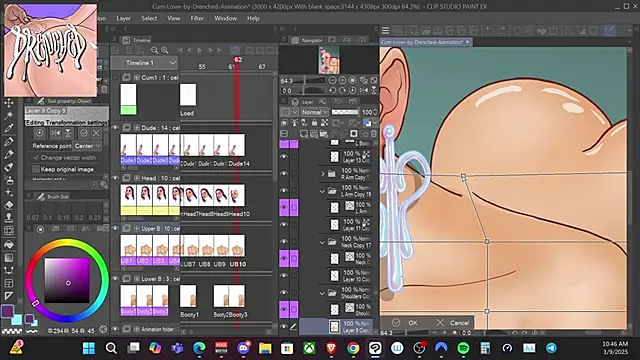 Snapshot of DrenchedArt chatting on January 9, 6:47 pm DrenchedArt online show from January 9, 6:47 pm