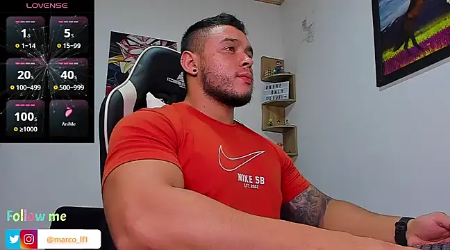 Marco diaz1 online show from March 12, 11:33 pm