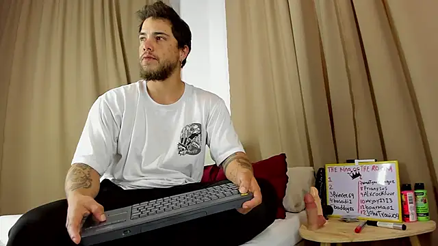 Snapshot of Beard_xox chatting on January 25, 9:57 pm Beard xox online show from January 25, 9:57 pm