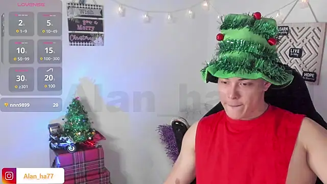 Alan hadid1 online show from December 19, 4:34 am