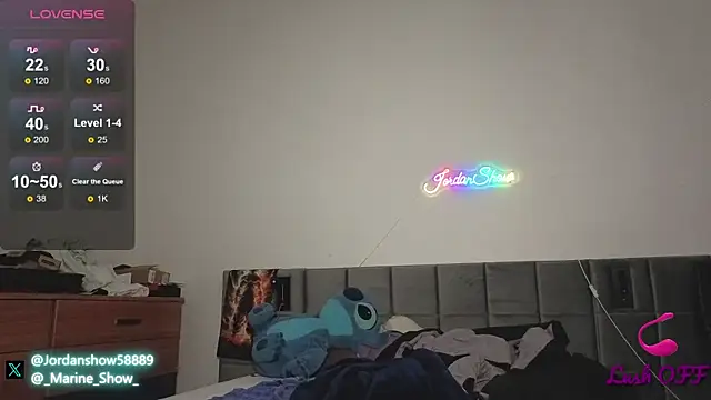 Snapshot of JordanShow chatting on February 20, 6:46 pm JordanShow online show from February 20, 6:46 pm