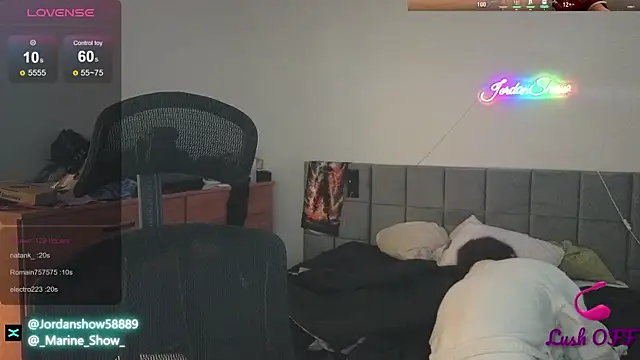 Snapshot of JordanShow chatting on February 18, 12:17 pm JordanShow online show from February 18, 12:17 pm