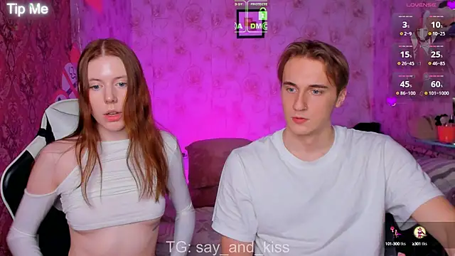 say and kiss online show from December 24, 10:06 pm