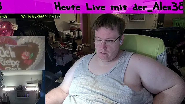 der alex38 online show from February 18, 7:32 pm