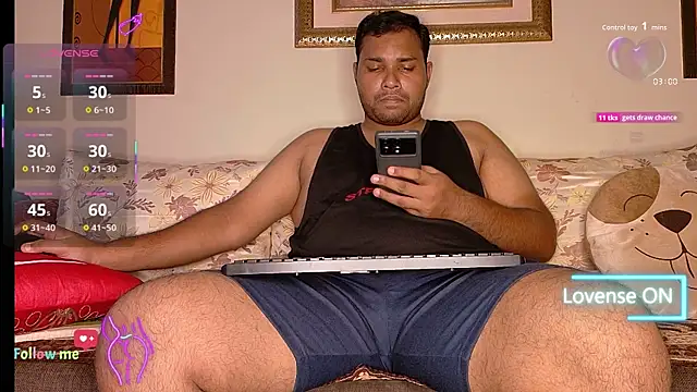 Snapshot of Naughty_Rohan_ chatting on October 13, 3:07 pm Naughty Rohan  online show from October 13, 3:07 pm