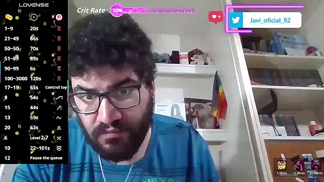 Javi 92 online show from March 5, 6:37 pm