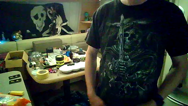 Snapshot of Ebinator666 chatting on October 6, 2:05 am Ebinator666 online show from October 6, 2:05 am