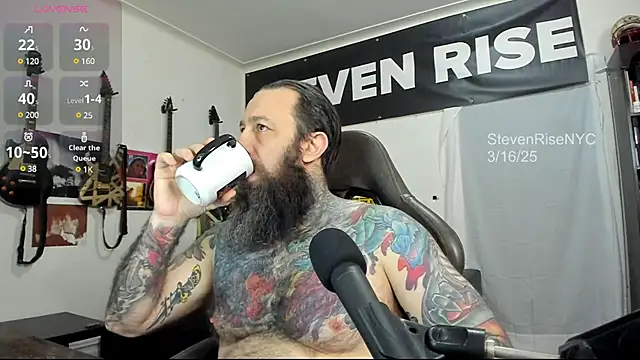 StevenRiseNYC online show from March 16, 1:27 pm