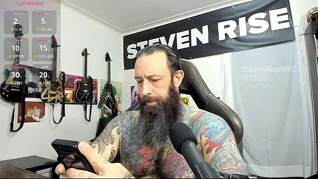 StevenRiseNYC online show from March 12, 2:01 pm